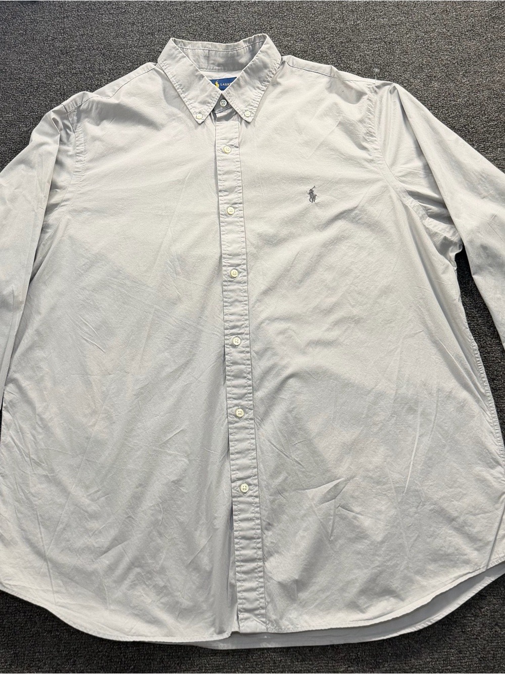Ralph Lauren Light Blue Long-Sleeve Button-Down Shirt